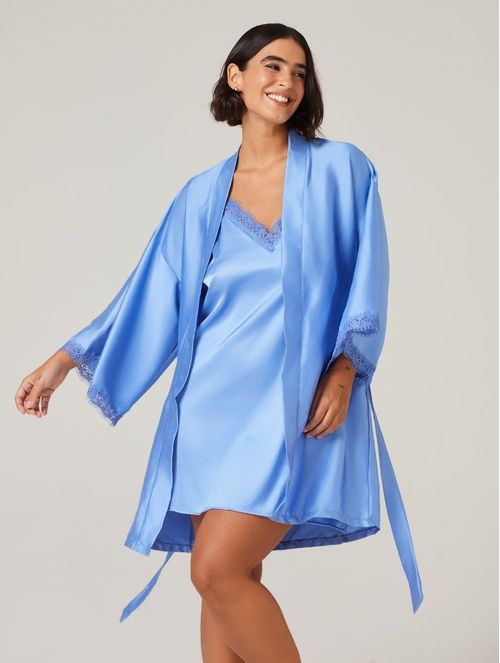 Robe em Cetim Loungewear